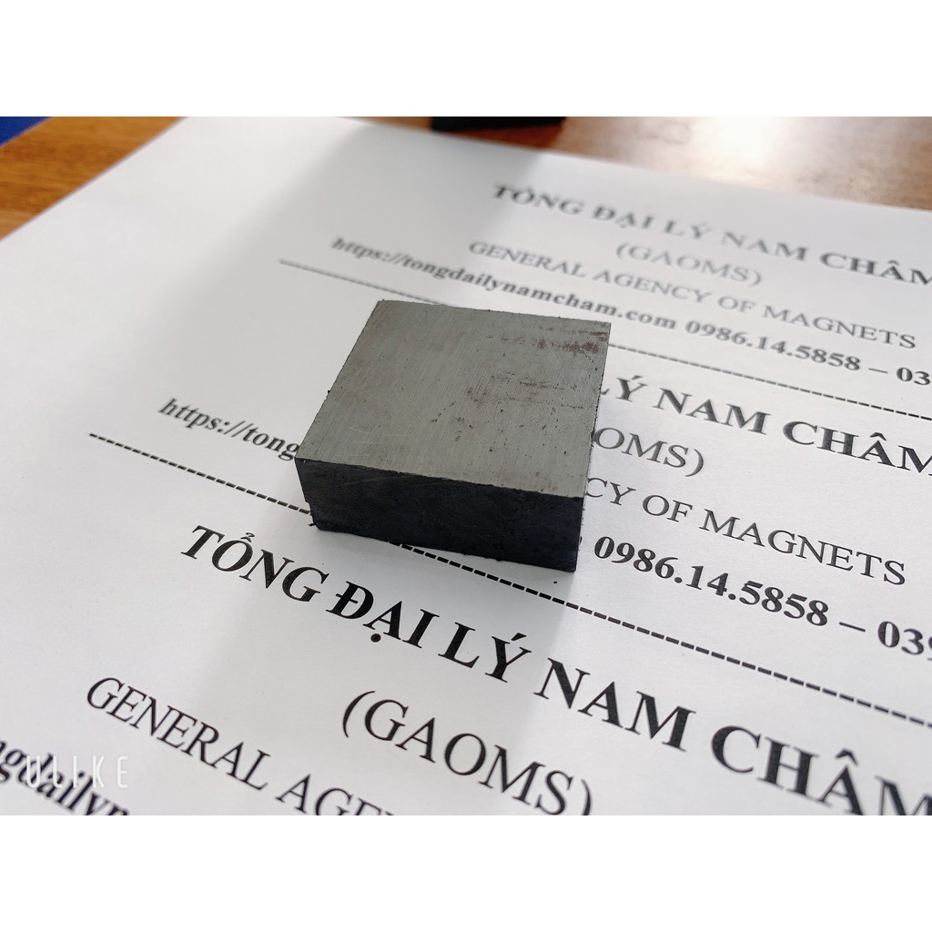 Nam châm đen ferrite 38x38x15mm, nam châm vĩnh cửu giá rẻ