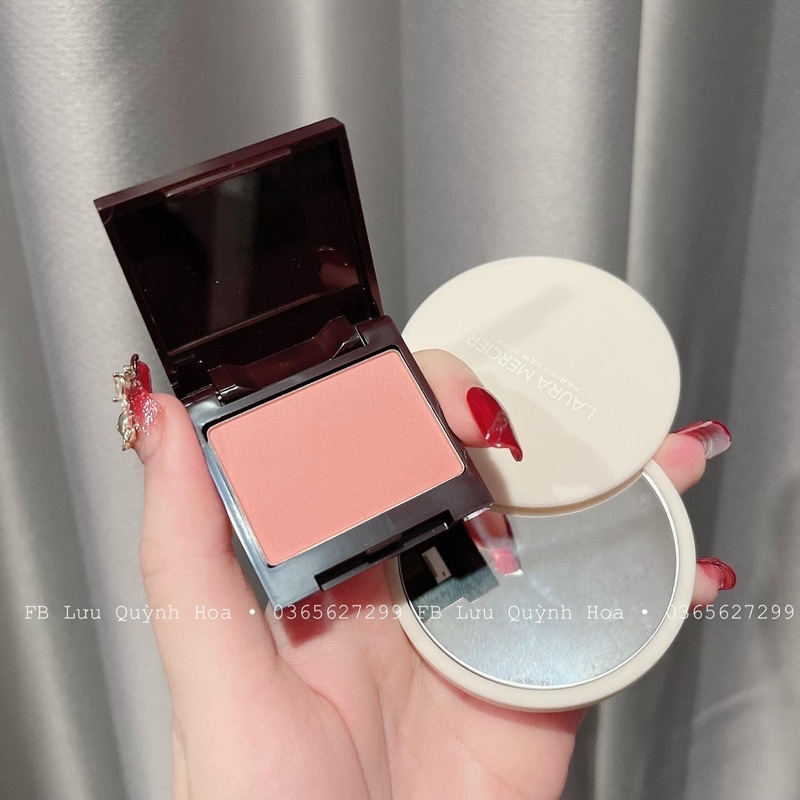 Phấn má Laura Mercier Rose tặng gương hãng