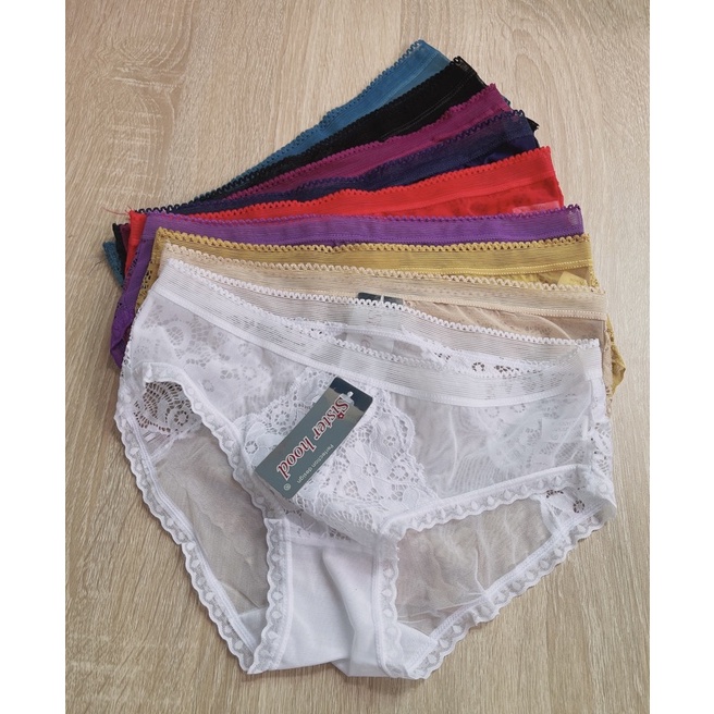 Quần lót lưới Phối ren - Đồ lót nữ thái Ôm mông Tôn dáng vòng 3 Gợi cảm 2027