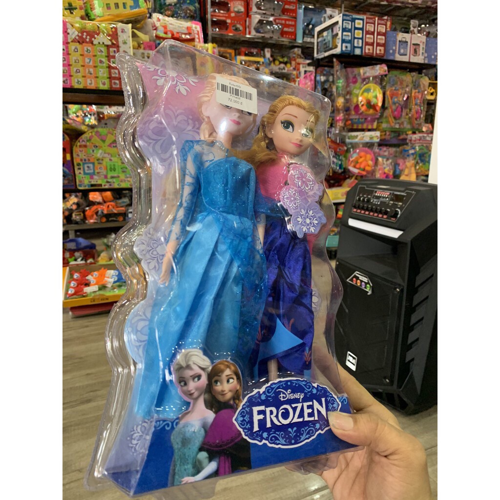 Búp bê Elsa & Anna hộp nhựa: Có khớp