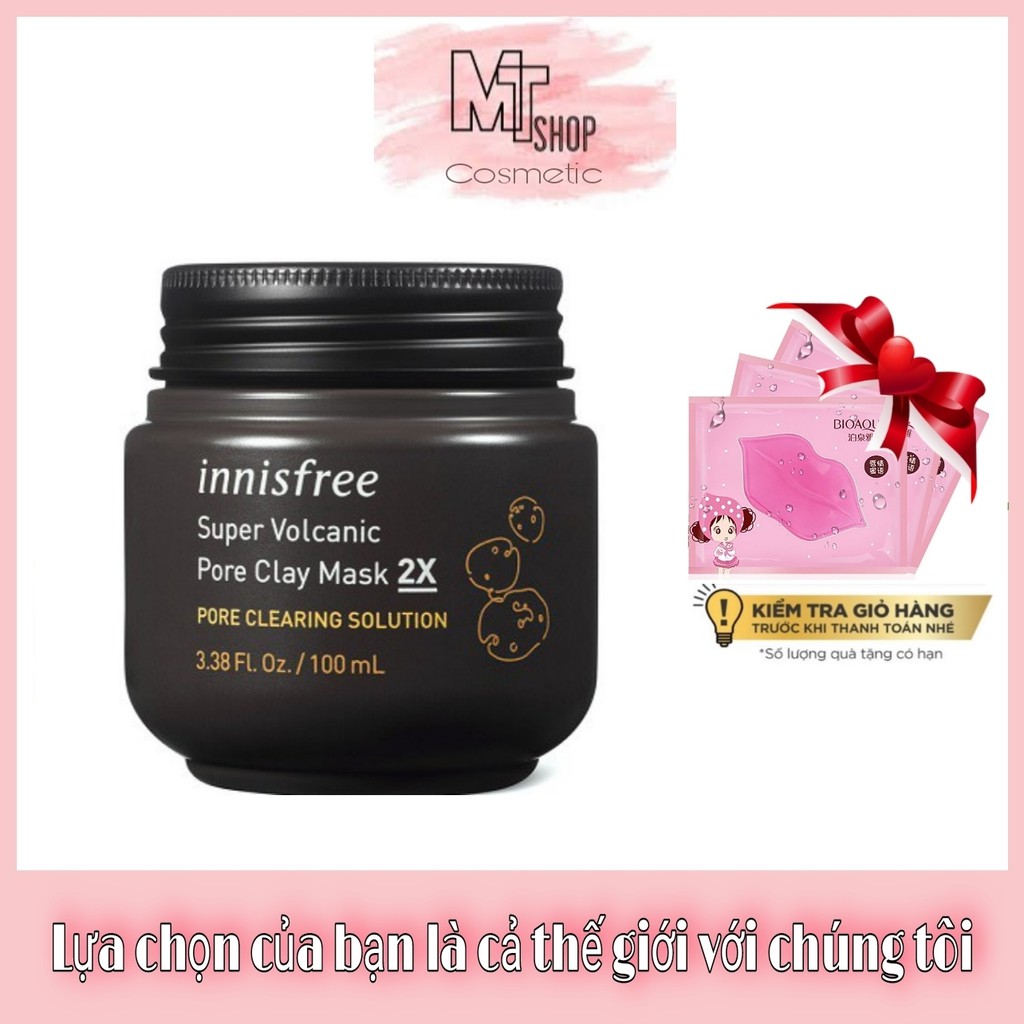 Mặt Nạ Đất Sét Innis Super Volcanic Pore Clay Mask 2X