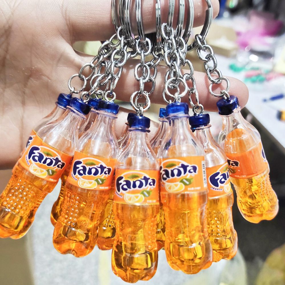 Móc khóa hình lon nước ngọt độc đáo thời trang