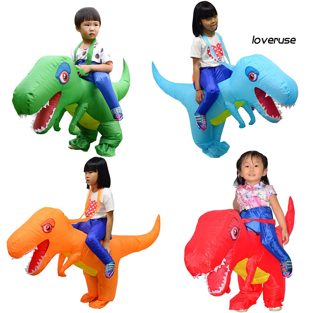 Bộ đồ hóa trang khủng long bơm hơi dành cho trẻ em dịp halloween