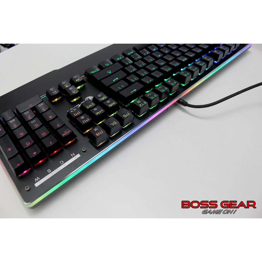 Bàn phím cơ EDRA EK308 RGB ( Switch quang chống nướcLED RGBBH 2 năm )