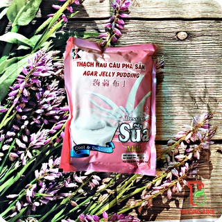 Bột thạch rau câu pha sẵn vị sữa 3k 560g