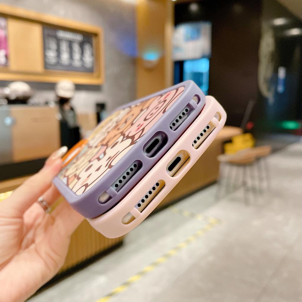 Ốp Điện Thoại Dẻo Họa Tiết Winnie the Pooh Dễ Thương Cho IPhone 13Promax 12 11 7Plus X Xs Max XR