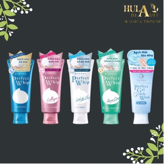 Sữa rửa mặt Senka Perfect Whip/ White Clay/ Collagen in/ Acne Care