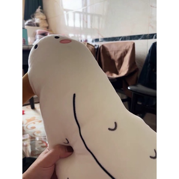 Gấu bông thú nhồi bông hình gấu và vịt chất nhung mềm