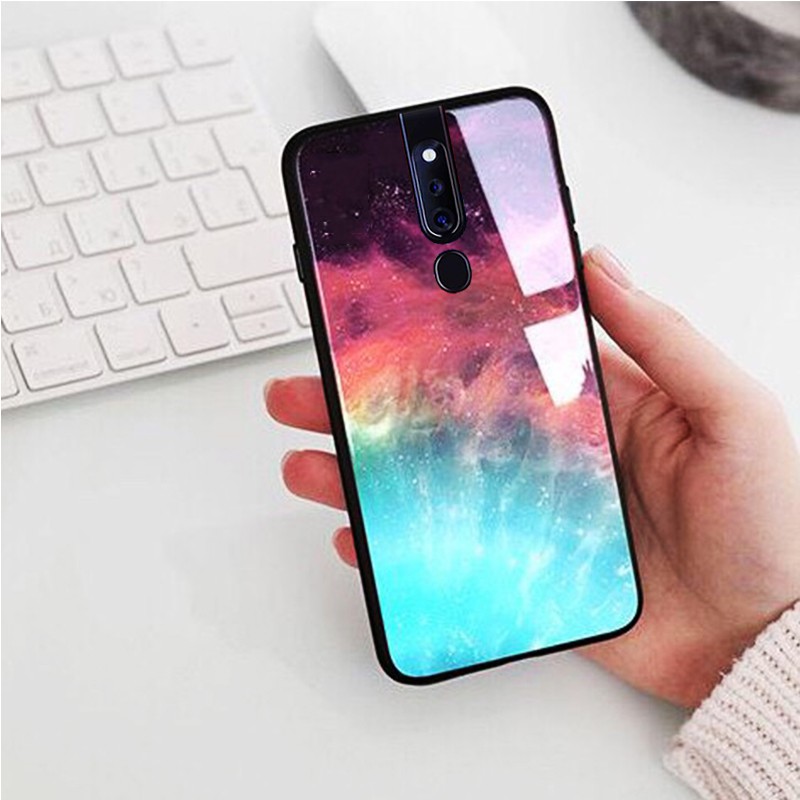 { Miễn phí ship toàn quốc đơn hàng từ 50k } Ốp lưng Kính bầu trời sao - OPPO F11 / F11 pro