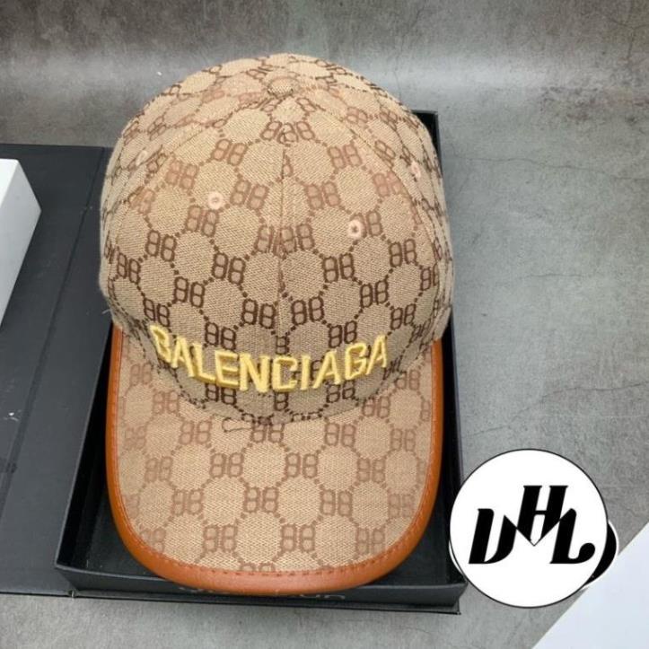 Mũ Lưỡi Trai BB Thêu Balenciagga Viền Da Full Tem Cao Cấp Nam Nữ