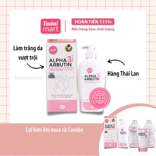 Sữa dưỡng thể trắng da Collagen Alpha Arbutin 3+ 500ml Thái Lan