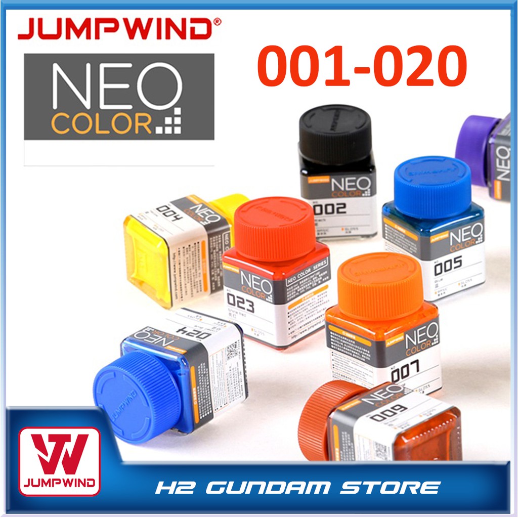 [Jumpwind] Sơn mô hình NEO Color JW001 - JW020 (Màu Basic)
