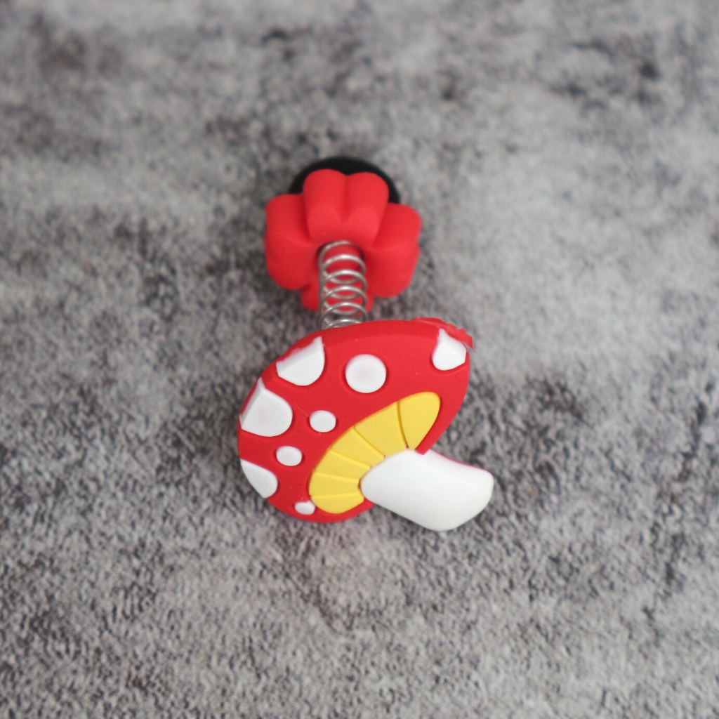 Sticker dép crocs lò xo, Jibbitz charm 3D gắn dép cross hàng loại 1 nhựa PVC dày cao cấp CROSS TREND