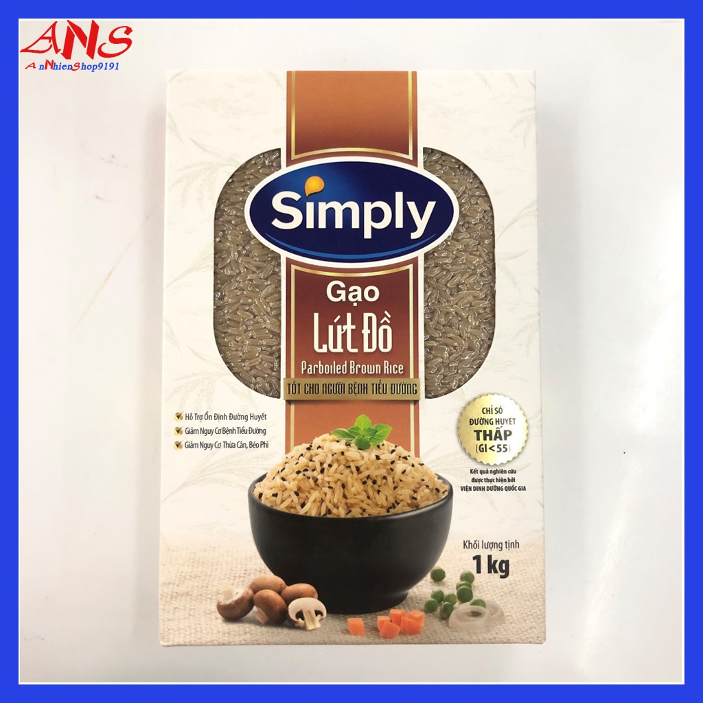 Gạo Lứt Đồ Simply 1kg