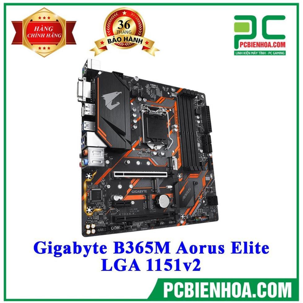 Siêu phẩm 2020 Bo mạch chủ GIGABYTE B365M AORUS ELITE LGA 1151V2 TẶNG BÀN DI CHUỘT GAMING