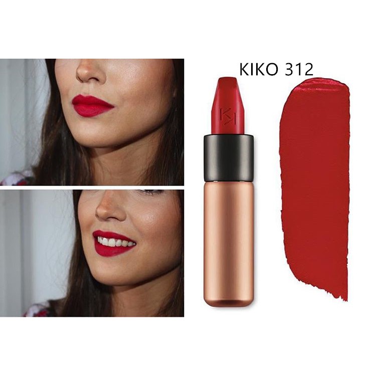 Son Lì Kiko Velvet Passion Lipstick Lì Matte 303, 304, 309, 310, 311, 312, 314, 315, 316, 317, 329, 330