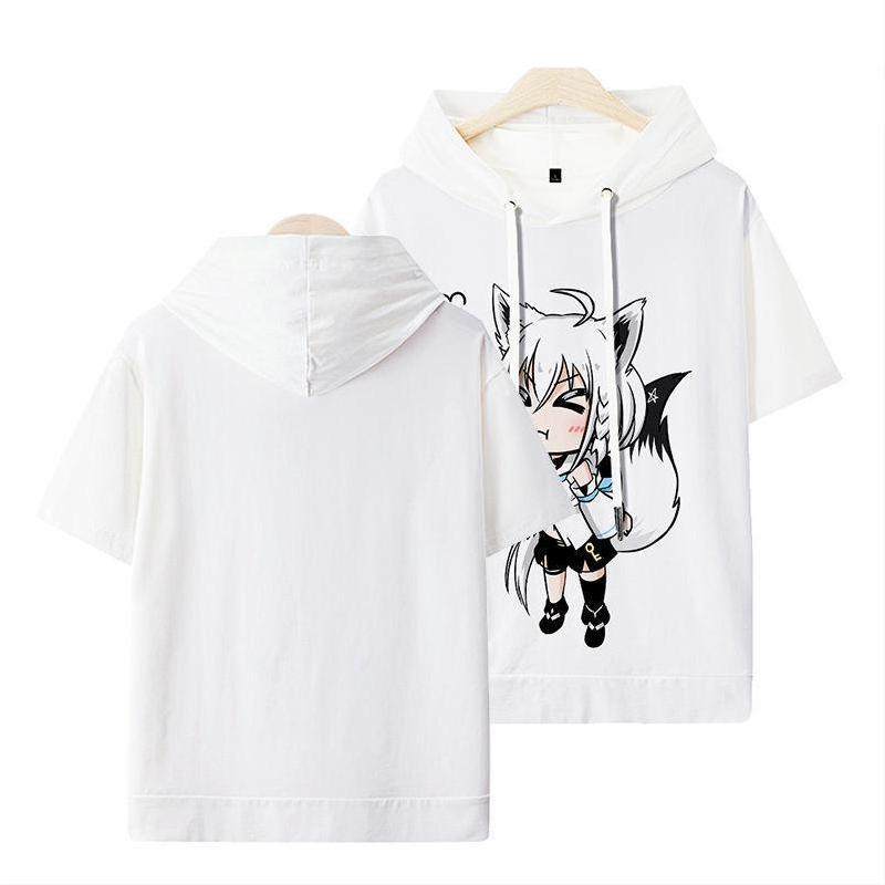 Áo Hoodie Tay Ngắn Hóa Trang Fubuki Ookami Mio Độc Đáo Plus Size | BigBuy360 - bigbuy360.vn