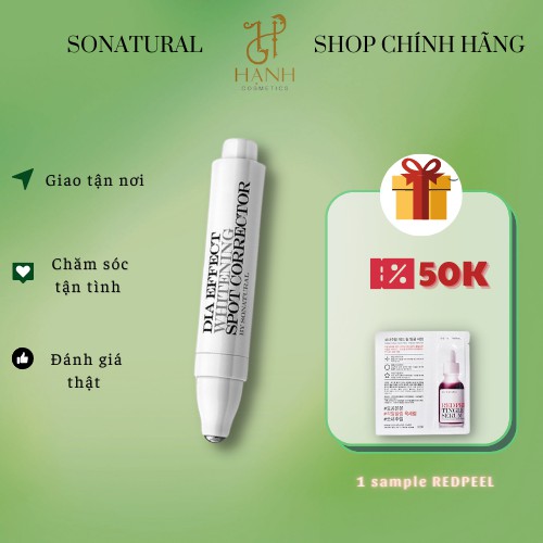 THANH LĂN TRỊ NÁM TÀN NHANG SONATURAL DIA EFFECT CHÍNH HÃNG HÀN QUỐC