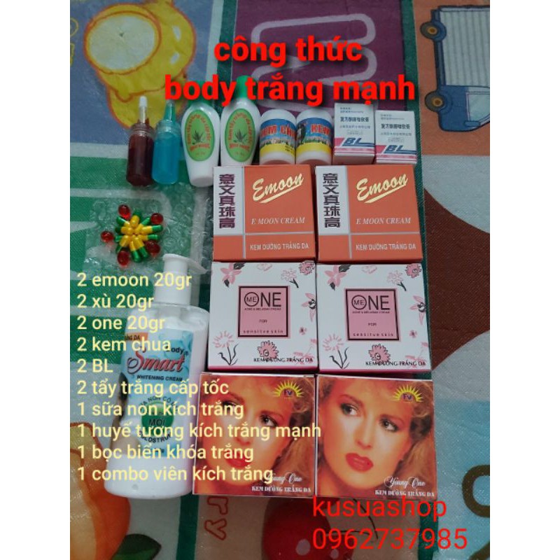 CÔNG THỨC TRẮNG NHANH BODY