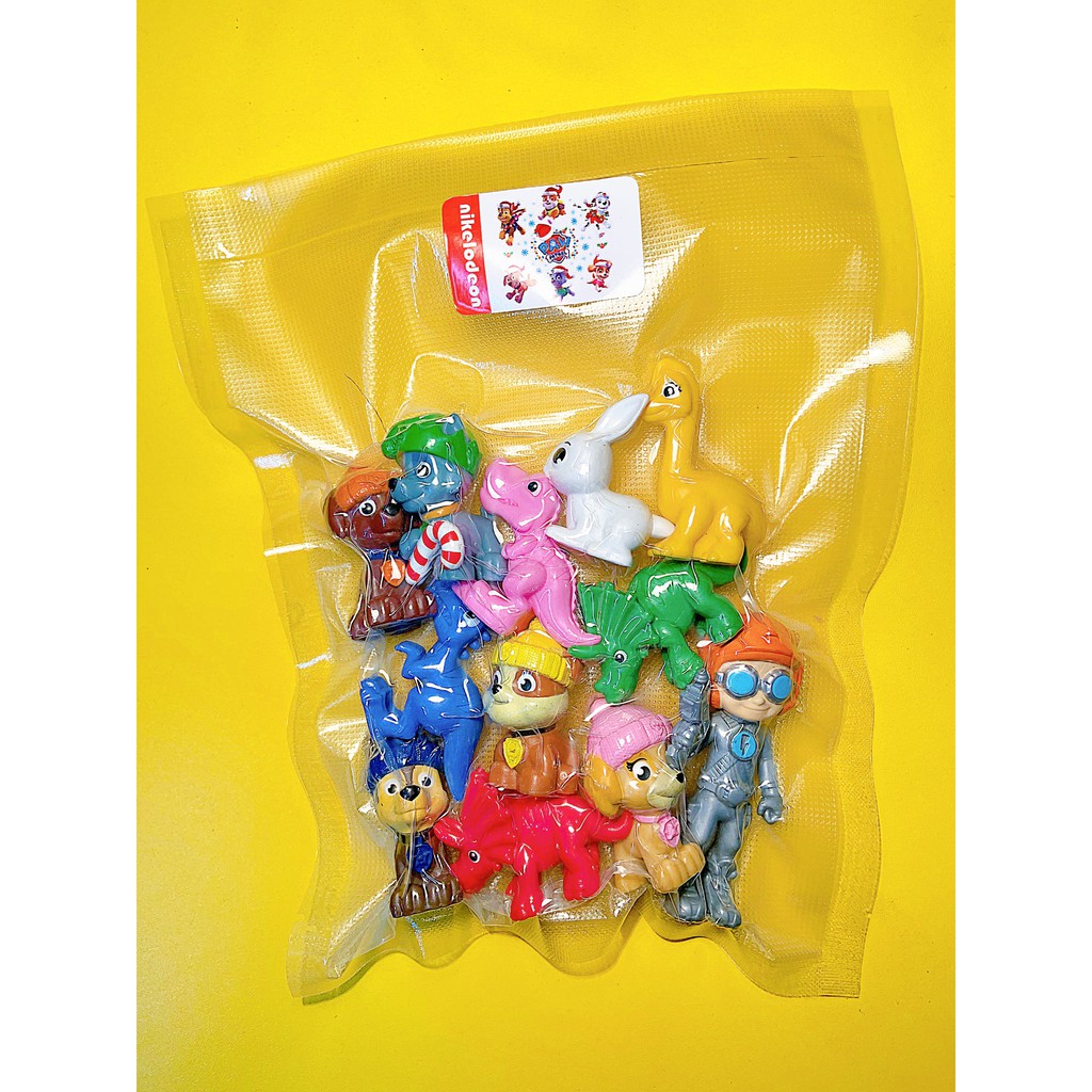 Set 10 nhân vật chó cứu hộ mini Paw Patrol và những người bạn- Giao set ngẫu nhiên- Hàng Chính Hãng
