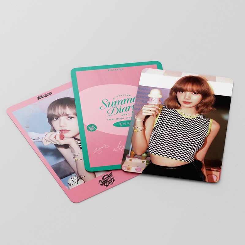 Set 55 lomo card Blackpink Summer Diary 2021