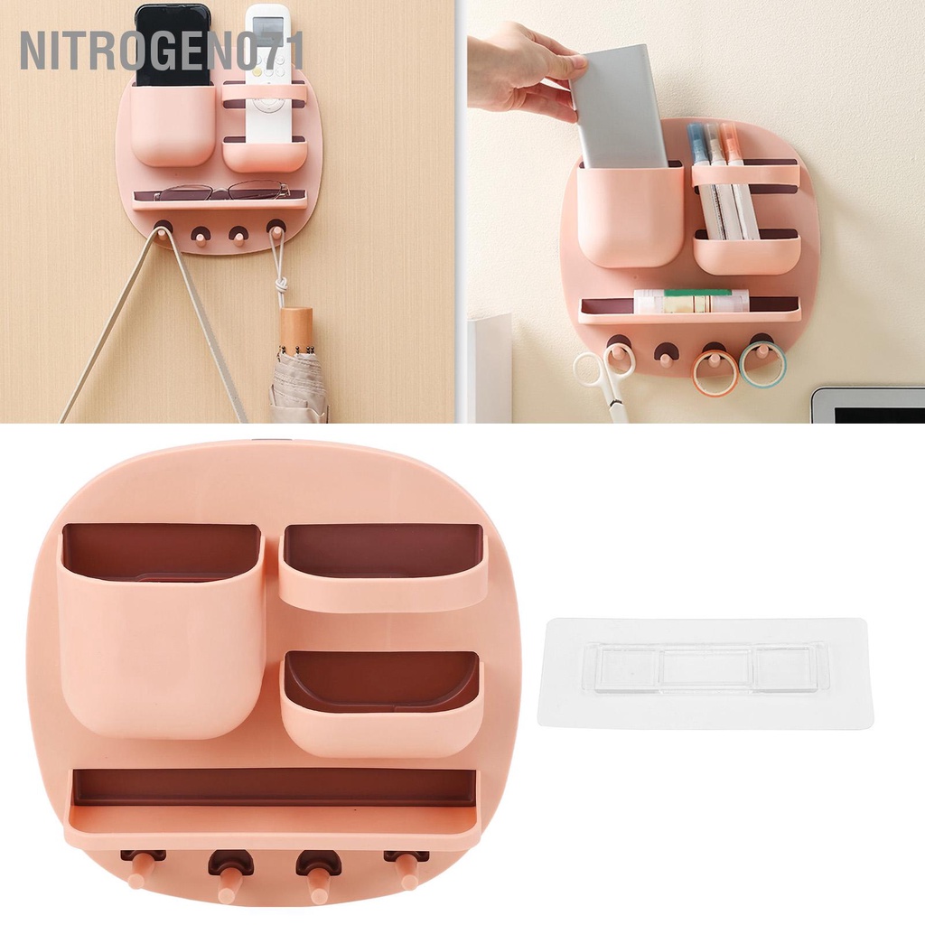 Giá đỡ điện thoại gắn tường đa năng Giá Đỡ Đĩa PP PS Gắn Tường Chắc Chắn Không Cần Đóng Đinh