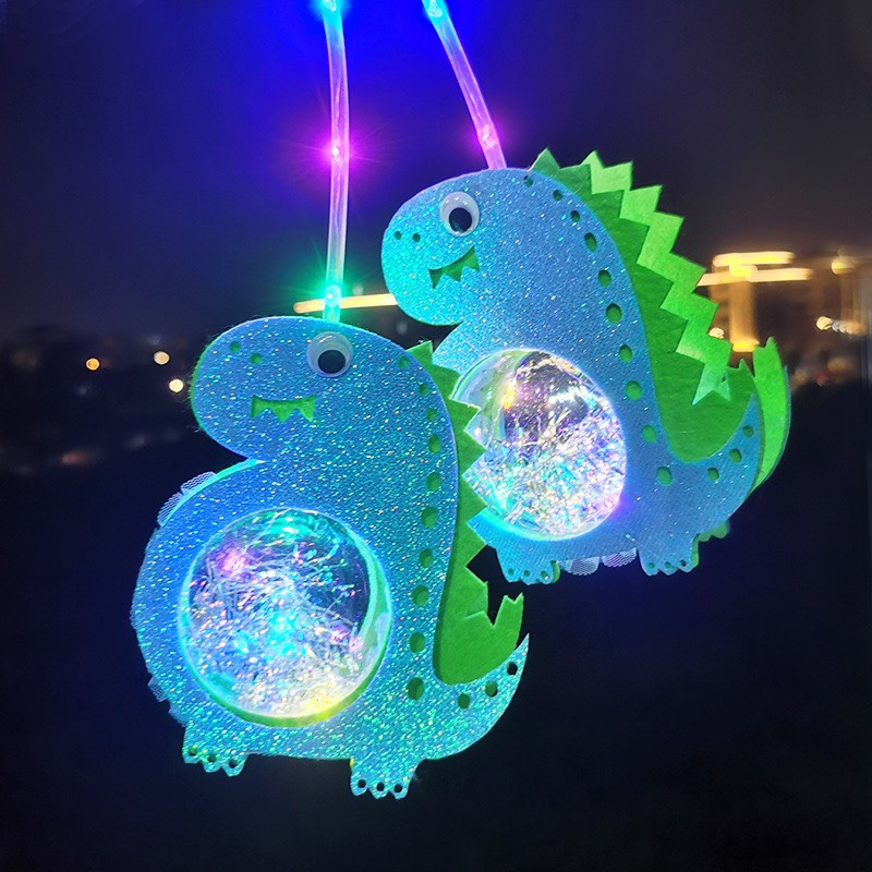 Đồ chơi lồng đèn hình con vật đáng yêu, đèn lồng trung thu phát sáng cho bé nhiều màu sắc Master Kids