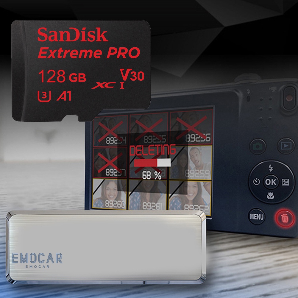 Thẻ Nhớ San-Disk 128 / 256gb Tốc Độ Cao Cho Điện Thoại / Máy Tính Bảng / Xe Hơi