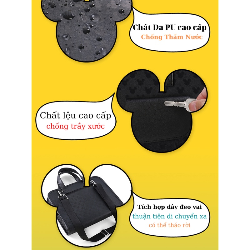 Túi Chống Sốc Thời Trang Nữ Disney Mickey Đựng Macbook/ Laptop