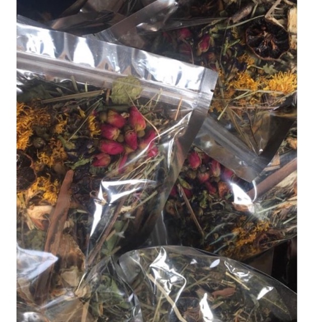 Xông mặt thảo mộc gói nhiều vị dùng cả mặt và body