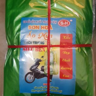 Combo 10 áo mưa màu dùng 1 lần