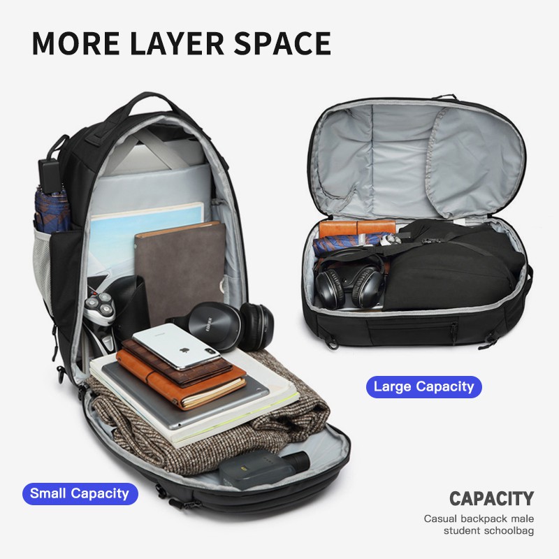 Balo Ozuko 9229 chống nước cỡ lớn cho nam