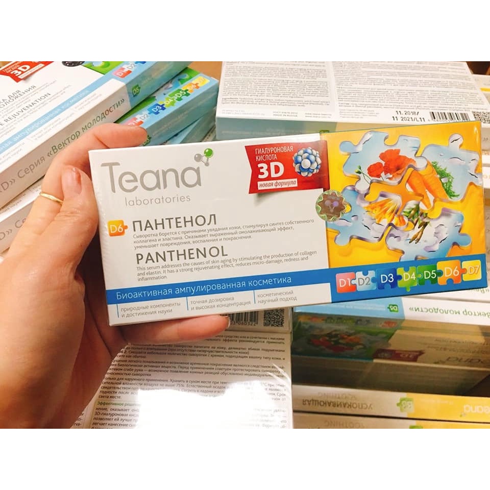 Serum Teana D6 Panthenol  20ml làm dịu, phục hồi, bảo vệ da