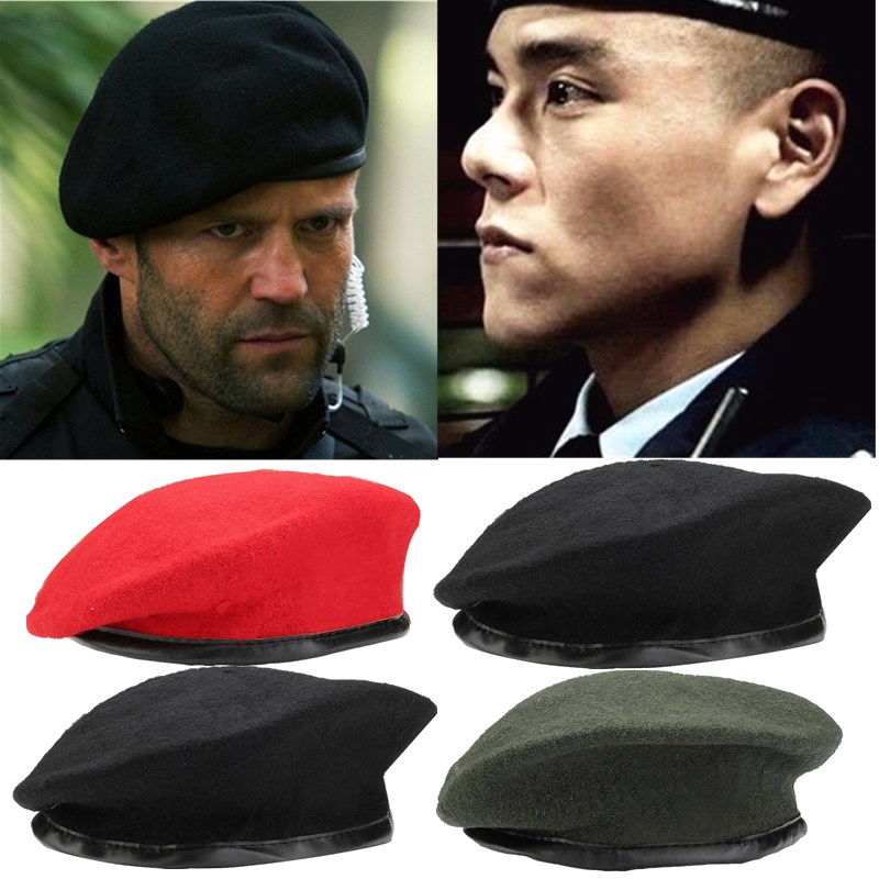 Mũ nồi beret phong cách quân đội cho nam và nữ