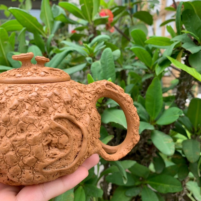 Ấm Trà Tử Sa Cung Xuân Lão Đoàn Nê Dung tích 320 ml phù hợp uống Trà Phổ Nhĩ, Trà Lên Men