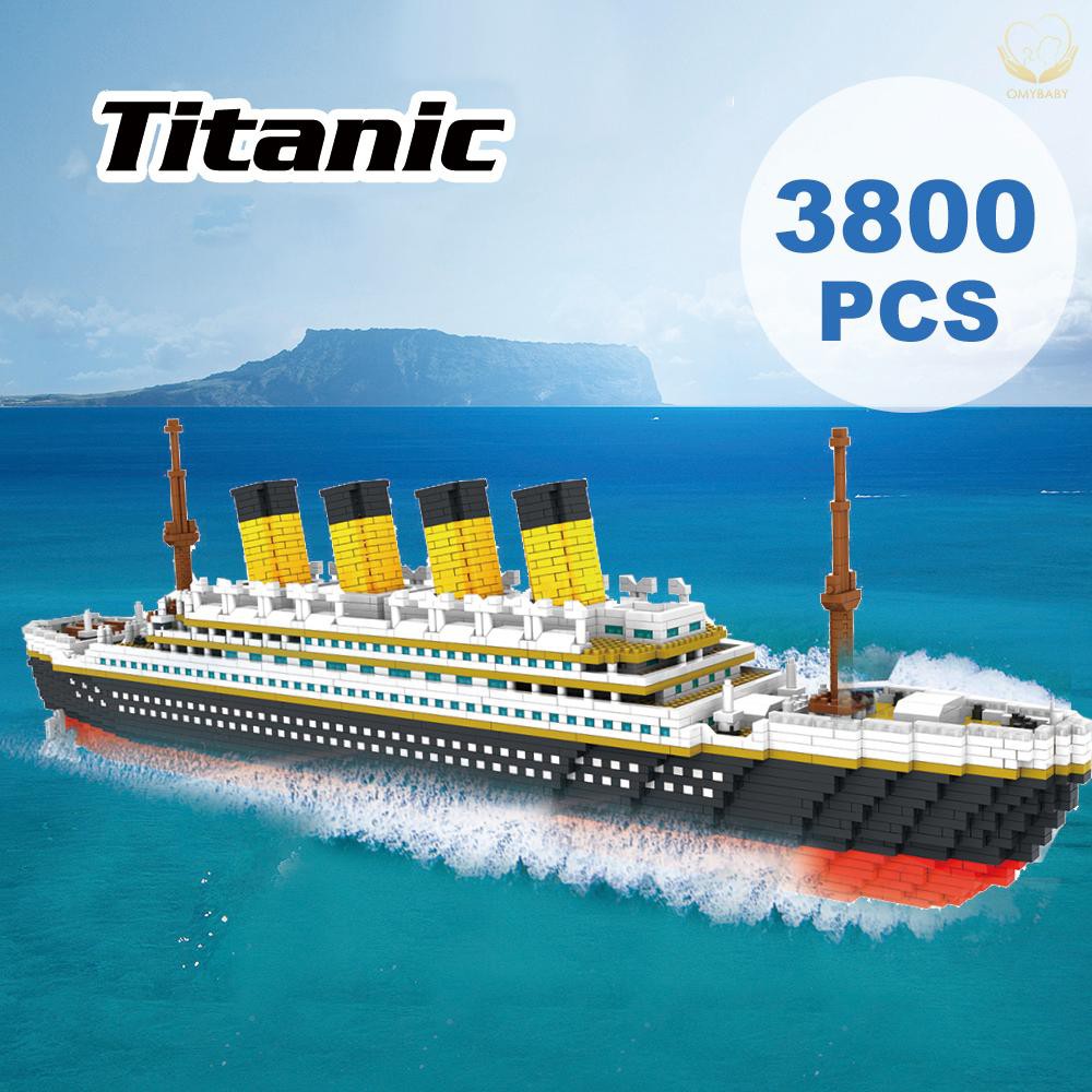 Bộ Đồ Chơi Lắp Ráp Tàu Titanic 9913 3800 Chi Tiết Cho Bé