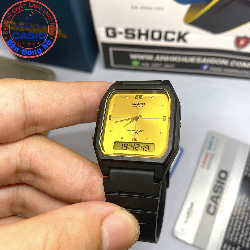 Đồng hồ nam Casio AW-48 AW-48HE-7A AW-48HE-8A AW-48HE-9A dây nhựa có cả kim cả số đi | BigBuy360 - bigbuy360.vn