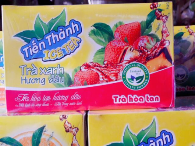 Trà hòa tan TIẾN THÀNH Ice tea - Hộp 24 gói