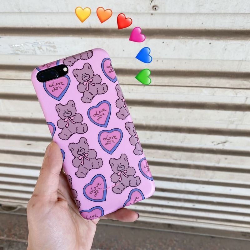Dễ Thương Ốp Điện Thoại Mềm Hình Gấu Đáng Yêu Cho Iphone X 8plus Xs / Xr | BigBuy360 - bigbuy360.vn