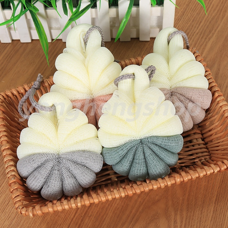 Bông Tắm Lưới Tạo Bọt Hai Màu Đơn Giản Tiện Dụng Cho Nhà Tắm