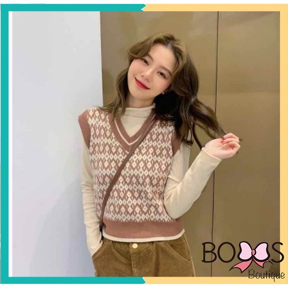 Áo Gile Len Mỏng Dáng Vừa Họa Tiết Thổ Cẩm Siêu Xinh [TCM] | BigBuy360 - bigbuy360.vn