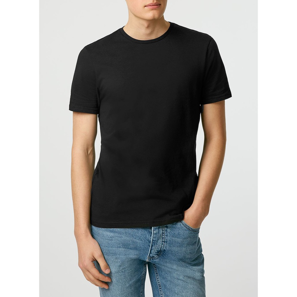 (CHUYÊN SỈ) ÁO THUN UNISEX CAO CẤP ĐEN TRƠN