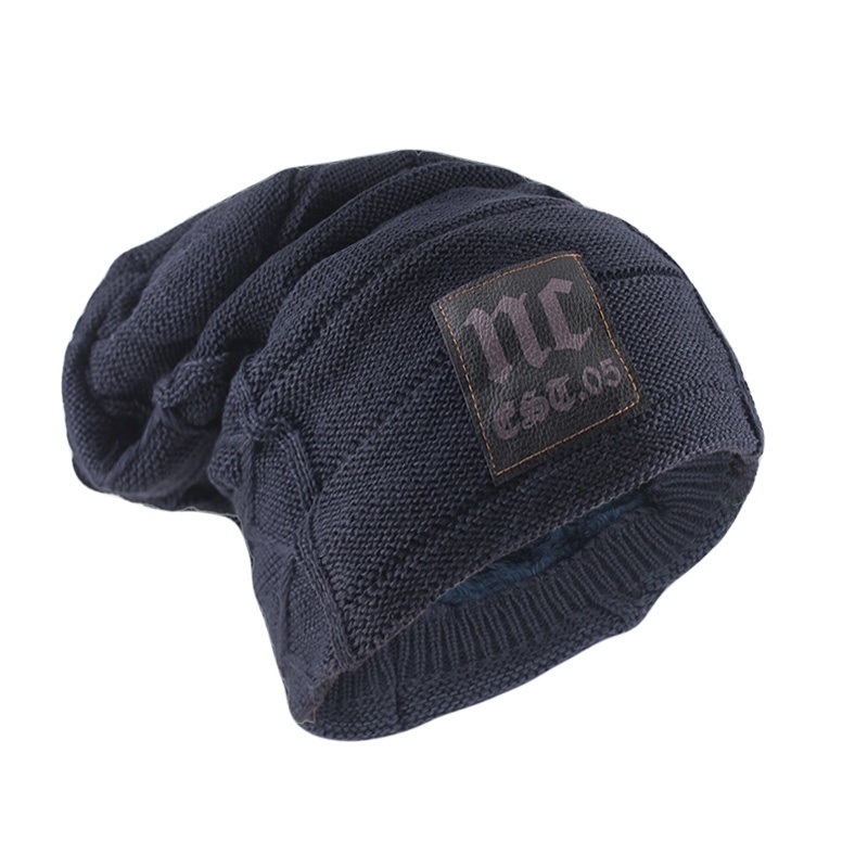 Mũ Len Beanie Mềm Mại In Chữ Nhiều Màu Thời Trang Mùa Đông Cho Nam Và Nữ
