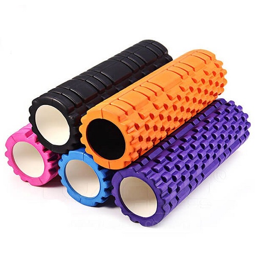 Con Lăn Massage Foam Roller Gai Dẹt 33cm tập yoga cao cấp- M-BODY SHOP