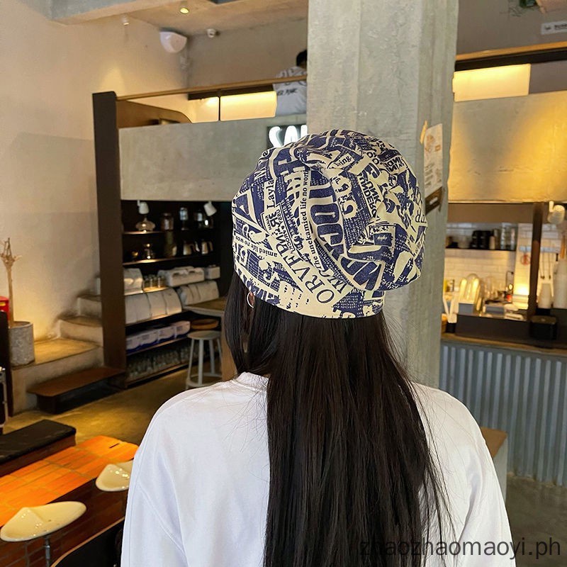 Mũ trùm đầu chống bụi bẩn thoáng khí in họa tiết cho nam và nữ