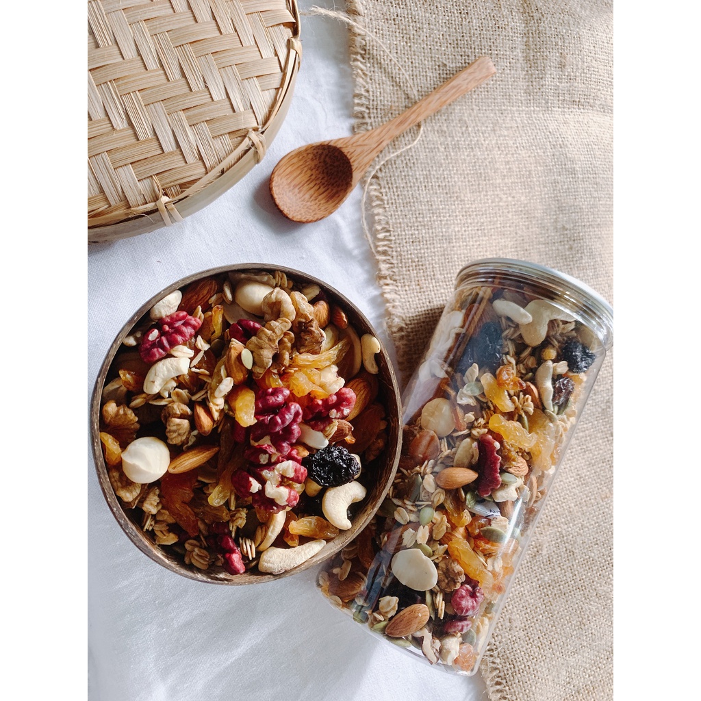 GRANOLA 80% SIÊU HẠT CHUẨN- SHOP TÙNG LINH