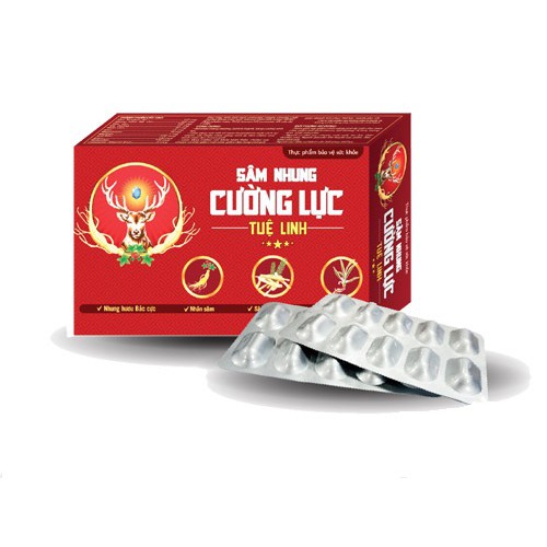 Sâm Nhung Cường Lực Tuệ Linh - Bổ thận tráng dương, bồi bổ khí huyết, tăng cường sinh lực nam giới