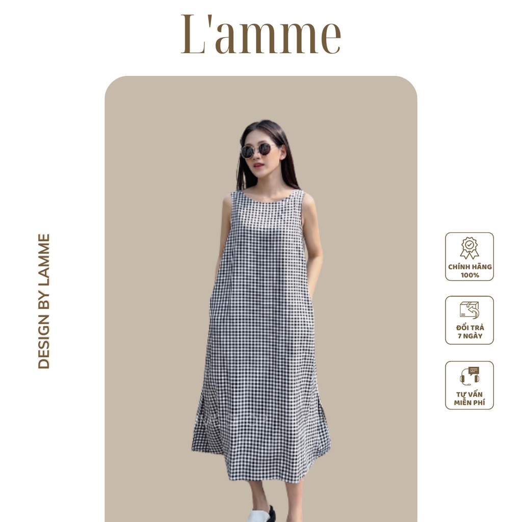 Đầm bầu June Dress thiết kế trẻ trung sang trọng cho mẹ bầu diện chơi du lịch thiết kế bởi LAMME