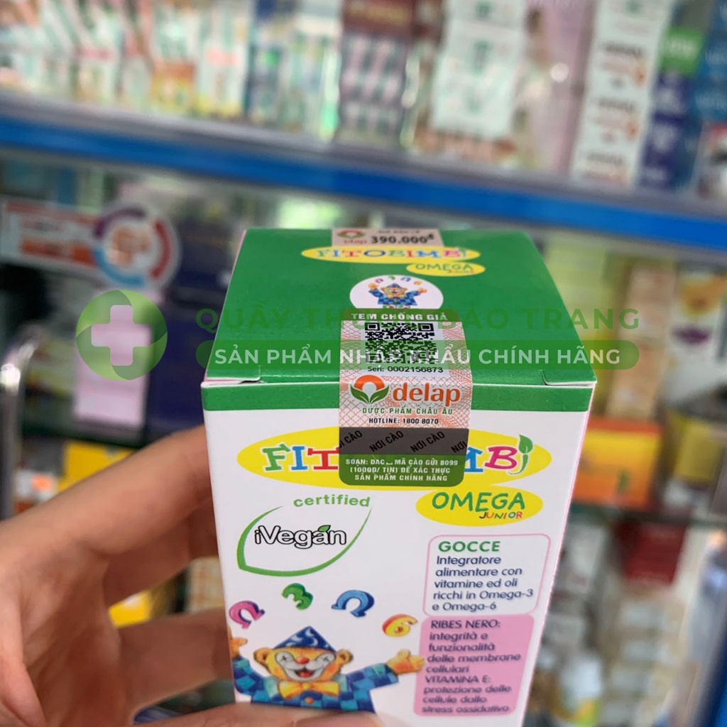 Fitobimbi Omega Junior - Phát triển trí não cho bé