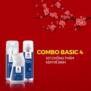 [CHÍNH HÃNG ĐỨC ] COMBO BASIC 4 CHĂM SÓC GIÀY HOÀN HẢO
